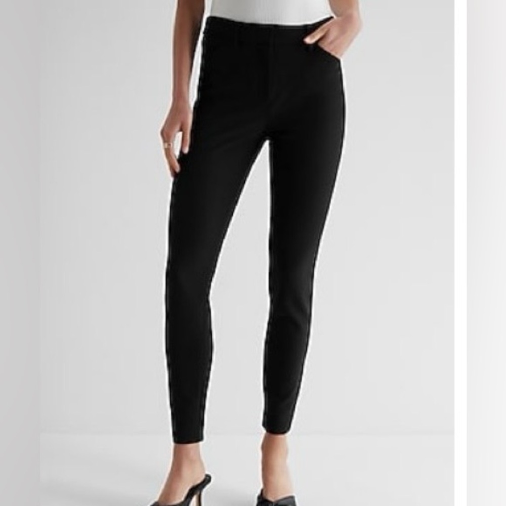 Express Editor Skinny MID RISE Stretch Pant - Size 4 LONG - Brand NEW